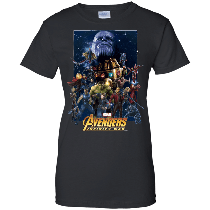 Marvel Avengers Infinity War Team Assemble Graphic Ladies shirt
