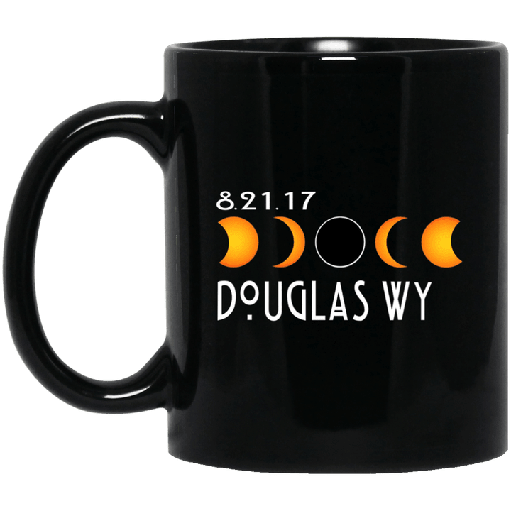 Douglas wyoming total solar eclipse 82117 mug