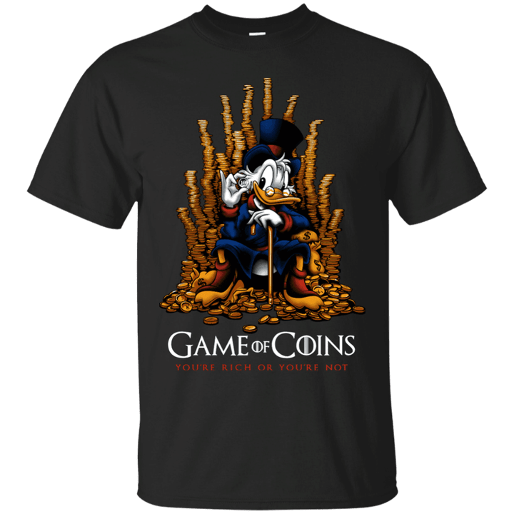 Game of Coins with Donald - Youre rick or youre not T shirt