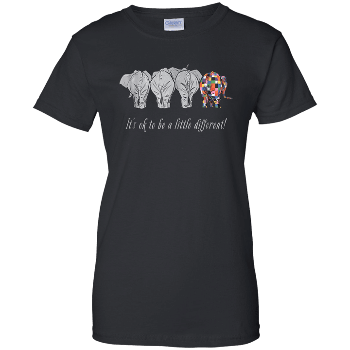 Its Ok To Be A Little Different Shirt Autism Awareness Ladies shirt