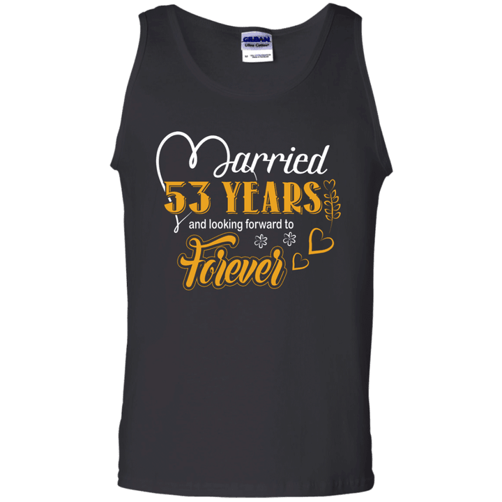 53 Years Wedding Anniversary Shirt For Husband And Wife Tank Top