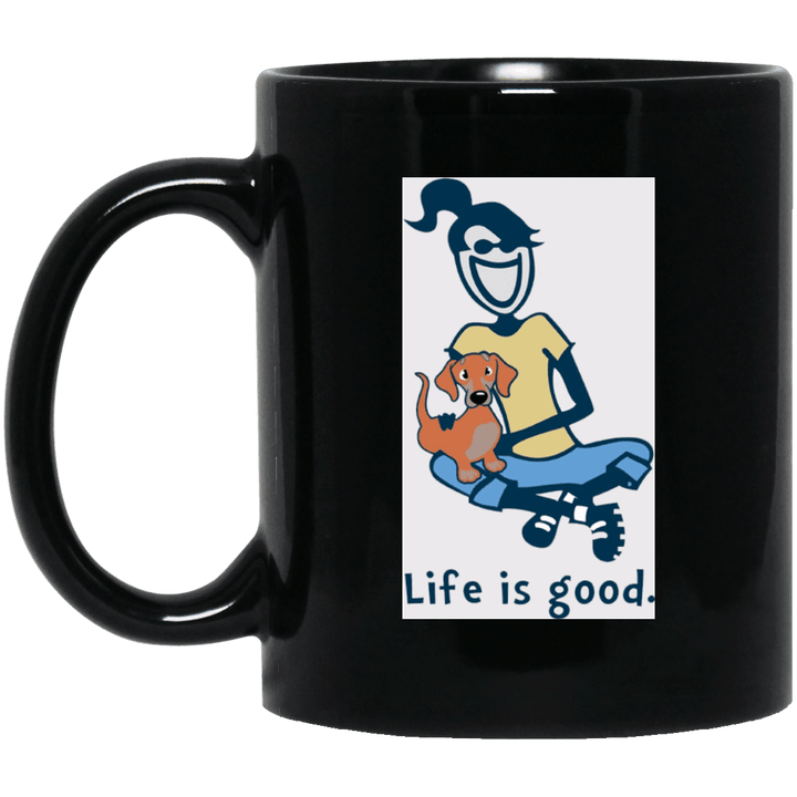 Dachshund life is good mug