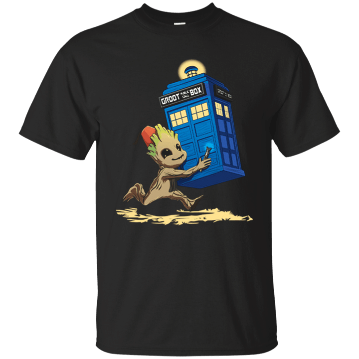 Doctor Groot - Doctor Who and Groot - Guradians of the Galaxy T shirt