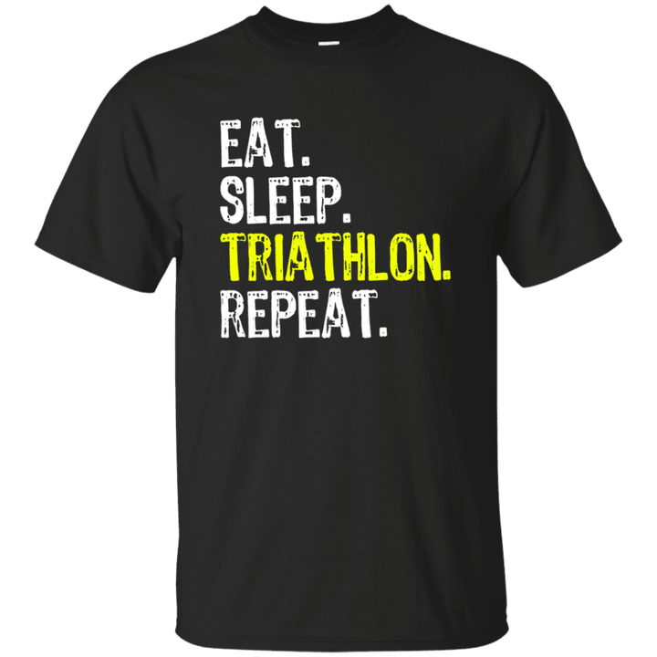 Eat Sleep Triathlon Repeat T-Shirt