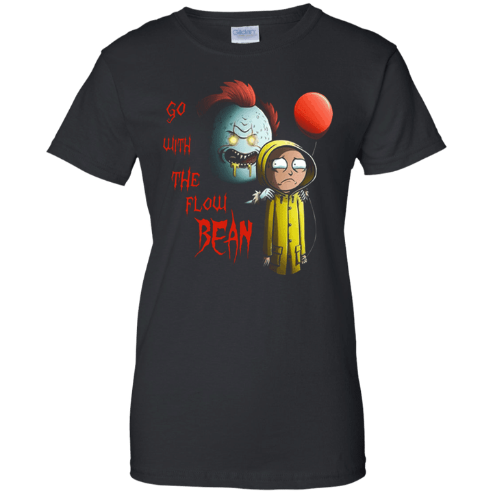 go with the flow bean tshirt Ladies shirt