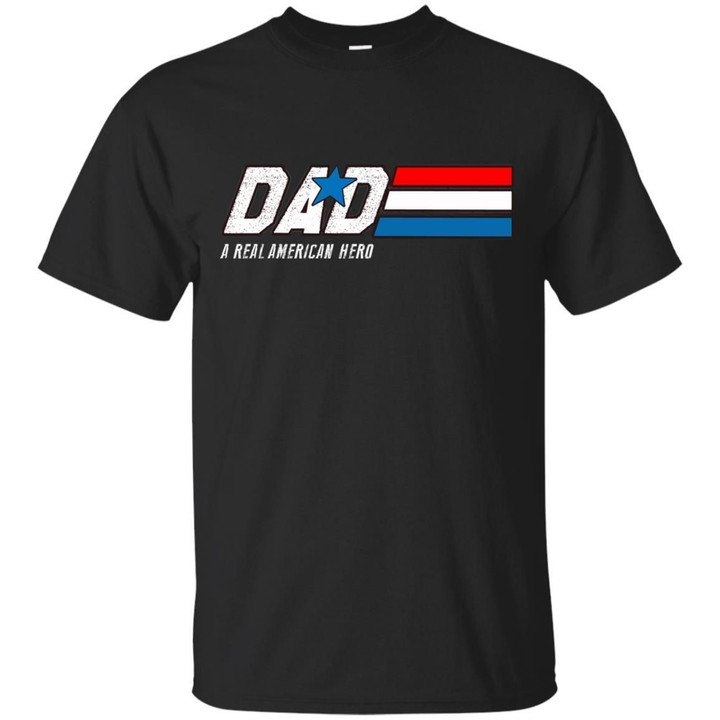 Dd 214 Veterant Dad A Real American Hero Mens T-Shirt