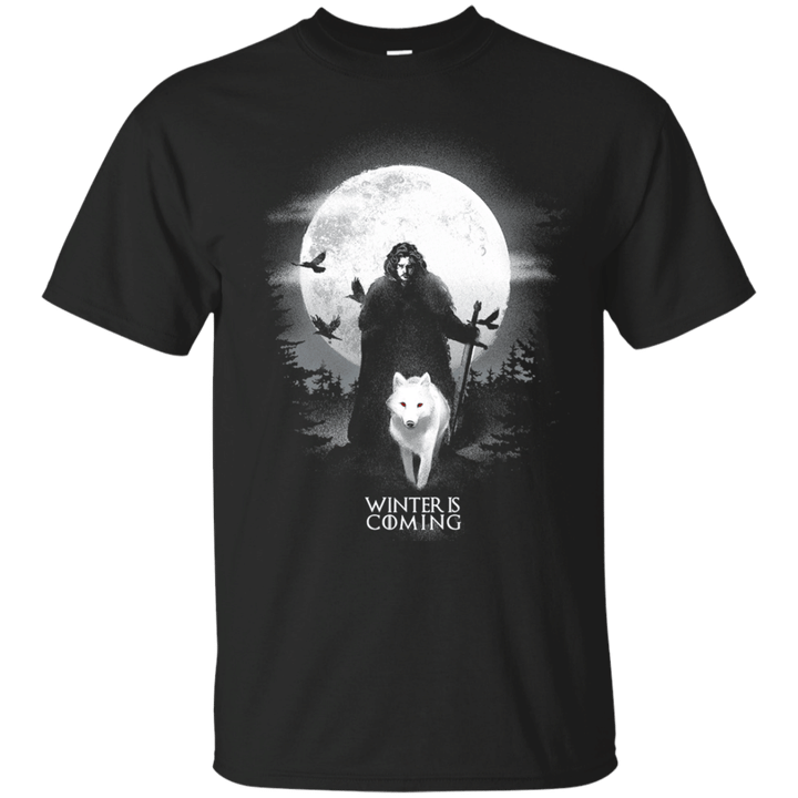 Winter is coming with Jon Snow T shirt