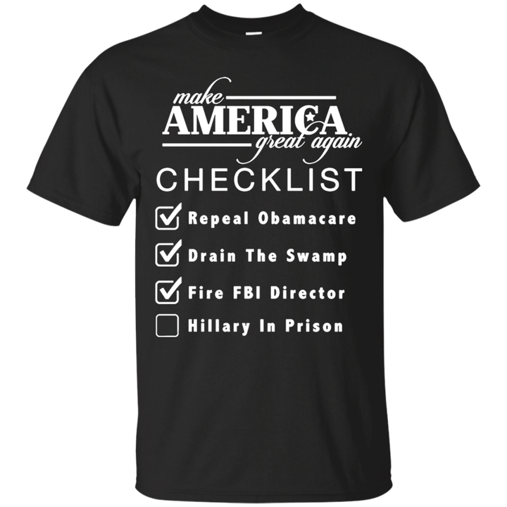 Checklist Make America Great Again T shirt
