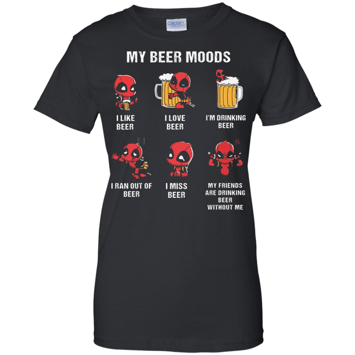 MY BEER MOODS - Deadpool Ladies shirt