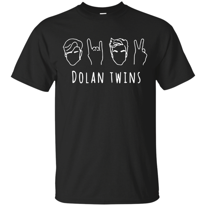 Dolan Twins - outline white T shirt