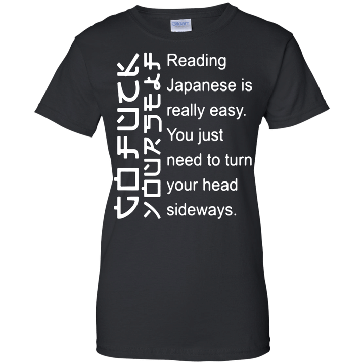 Reading Japanese is really easy you just need to turn your head sidew
