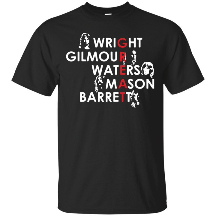 Great Wright Gilmour Waters Mason Barrett T shirt