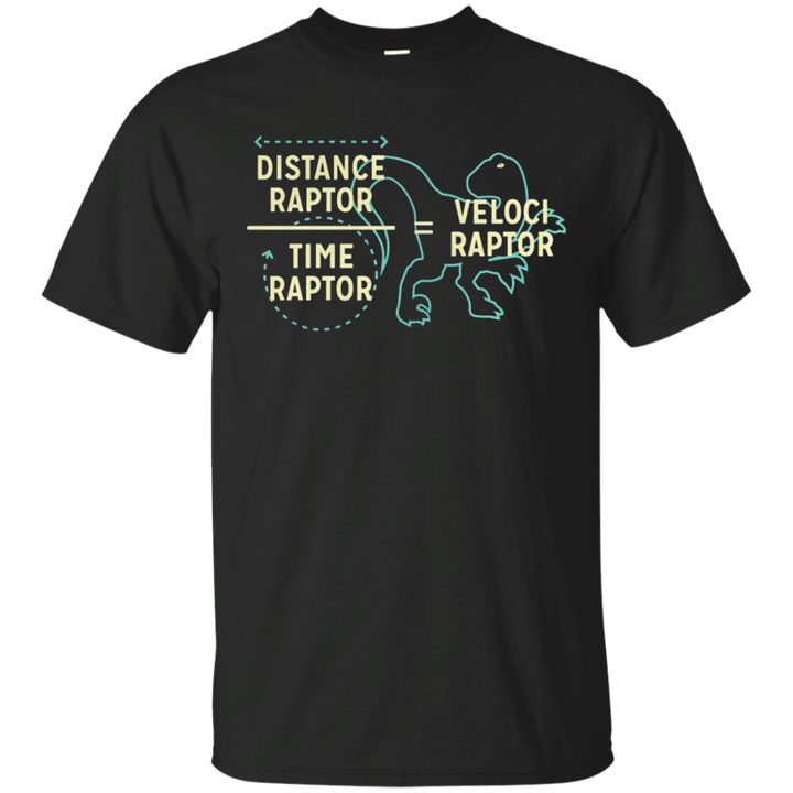 Distance Raptor Time Raptor Velocirapto T shirt