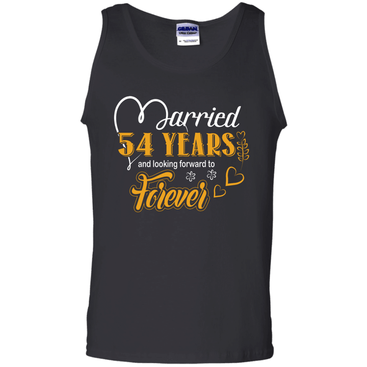 54 Years Wedding Anniversary Shirt For Husband And Wife Tank Top