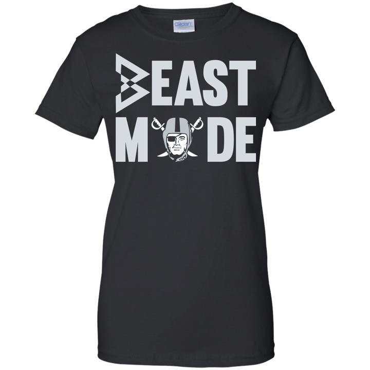 Oakland Raiders Marshawn lynch Beast Mode Ladies shirt