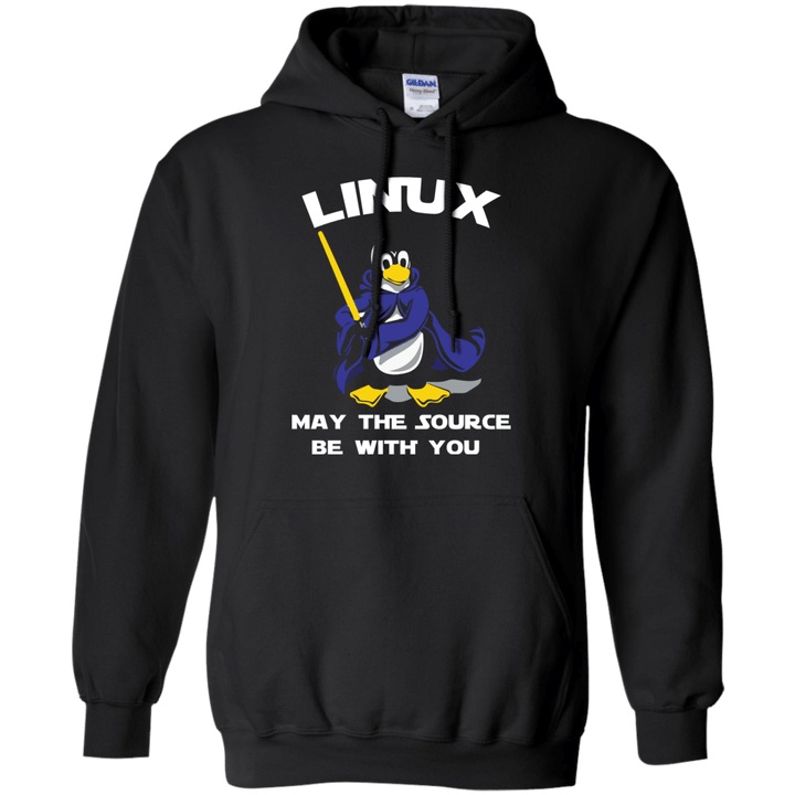 Linux may the source be with you 1 Hoodie