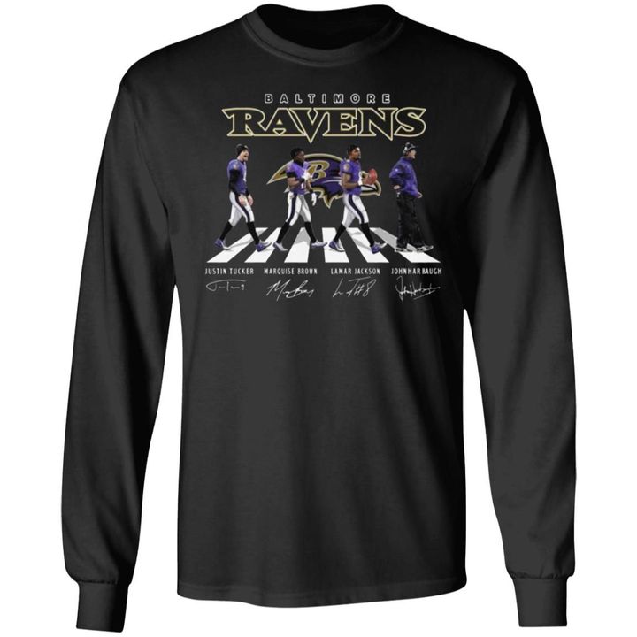 The Baltimore Ravens NFL Football Teams Abbey Road Signatures