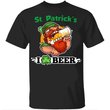 Funny St Patrick's Day Shirt I Love Beer Mens Saint Patty's Day Shirt Gift For Him