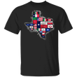 Republic Of Texas Shirt Texas State Map Vintage Graphic Tee For Texan Patriots Gifts For Him