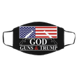 Trump 2024 Face Mask God Gun And Donald Trump 2024 Mask Merch For Sale