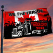 We The Fringe Freedom Convoy 2022 Flag Support Canadian Truckers Mandate Freedom