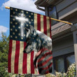 Wolf Christian Cross Retro American Flag Indoor Outdoor House Decorating Ideas