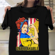Stand With Ukraine Shirt Strong Ukrainian Girl Unbreakable Support Ukraine Shirt Gift