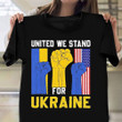 Ukraine Support Shirt American United We Stand For Ukraine T-Shirt Apparel