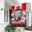 Canadian Trucker Freedom Convoy Flag Truckers For Freedom 2022 Merchandise