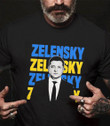 Zelensky Shirt Ukrainian President Volodymyr Zelensky T-Shirt Stand With Ukraine