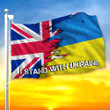 United Kingdom I Stand With Ukraine Flag UK British Flag Support Ukraine