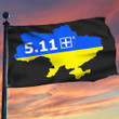 511 Ukraine Flag President Zelensky 511 Tactical Ukraine Merch