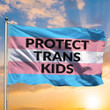Protect Trans Kids Transgender Flag LGBT Trans Pride Flag Merch