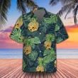 Skull Pineapple Hawaiian Shirt Tropical Button Up Shirt Mens Apparel Gift Ideas