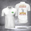 I Just Want To Drink Bourbon And Play Golf Polo Shirt Funny Gifts For Bourbon Golf Lover