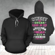 Sweet As Sugar Hard As Ice Double The Trouble Hoodie Fun Humor Quotes Hoodie Best Friend Gifts