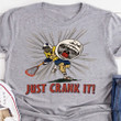 Just Crank It World Lax Sport T-Shirt For Men World Lax Sport Lover Fan Gift Ideas