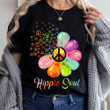 Hippie Soul Shirt Peace Symbol Flower T-Shirt Gifts For Girlfriend
