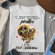 I Just Tested PositiveI Just Tested Positive For Owl Addiction Shirt Cute Animal Graphic Tee Owl Lovers Gifts
