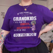 If You Hurt My Grandkids I Will Slap You So Hard T-Shirt Funny Grandma Shirt Sayings