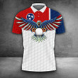 Tennessee Usa Eagle Golfer Polo Shirt Patriotic Mens Golf Wear Good Golf Gifts