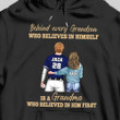 Personalized Baseball Player Grandson Grandma Hoodie Personalized Baseball Gifts