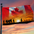 Veterans Canada Flag Military Pride Honoring Patriot Merch Veteran Day Ideas