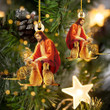 Jesus Cat Christmas Ornament 2022 Cat Ornaments For Christmas Tree Christian Gifts