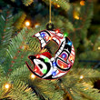 Haida Art Salmon Pacific Northwest Ornament Christmas Tree Hanging Ornament 2022