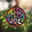Bear Paw Haida Art Suncatcher Ornament Christmas Tree Decorations 2023