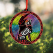 Haida Wolf And Raven Art Suncatcher Ornament Northwest Coast Ornaments For Christmas Tree