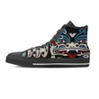 Haida Art Spirit High Top Shoes White Native American High Sneakers Gifts For Him Her