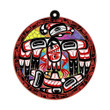Haida Thunderbird Native American Suncatcher Ornament Northwest Coast Xmas Ornaments 2023