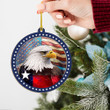 Texas Eagle Ornament Texas Pride American Flag Christmas Ornaments Patriotic Home Decor